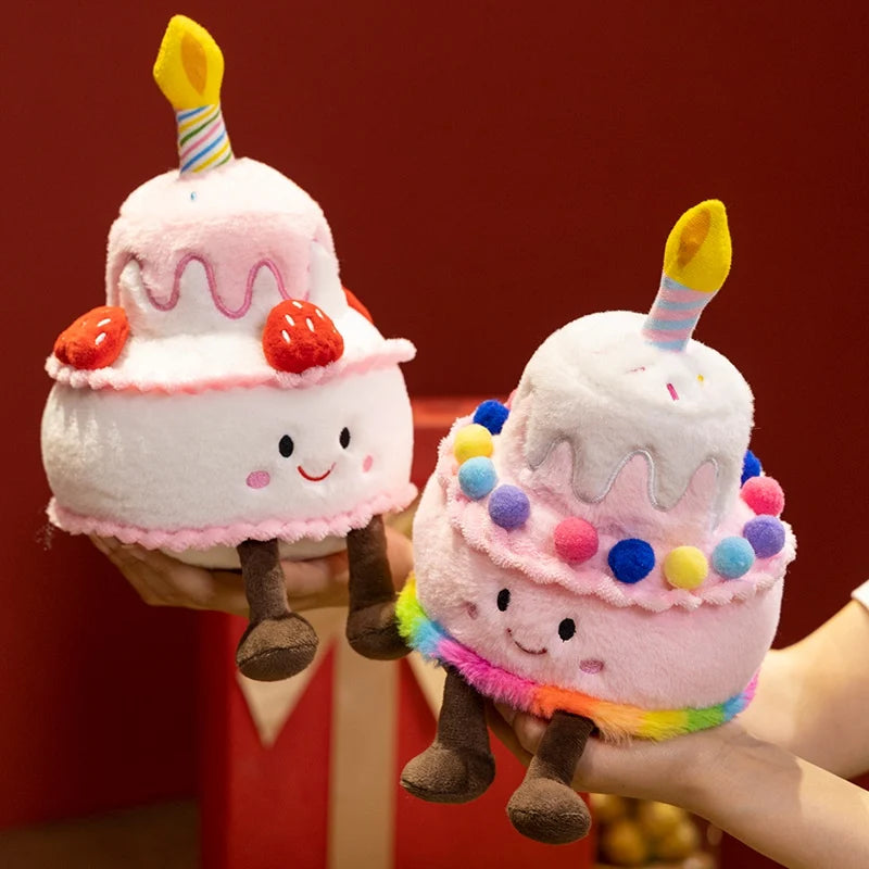Jelly Cat Strawberry Cake Plush Toys Plush Food Dessert Pillow Kawai Sweet Birthday Cake Candle Party Decoration Creative Gifts Jelly Cat Strawberry Cake Plush Toys Plush Food Dessert Pillow Kawai Sweet Birthday Cake Candle Party Decoration Creative Gifts
